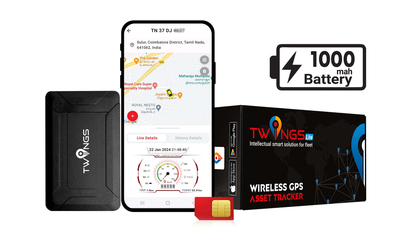 TWINGS - MINI ASSET MAGNETIC TRACKER