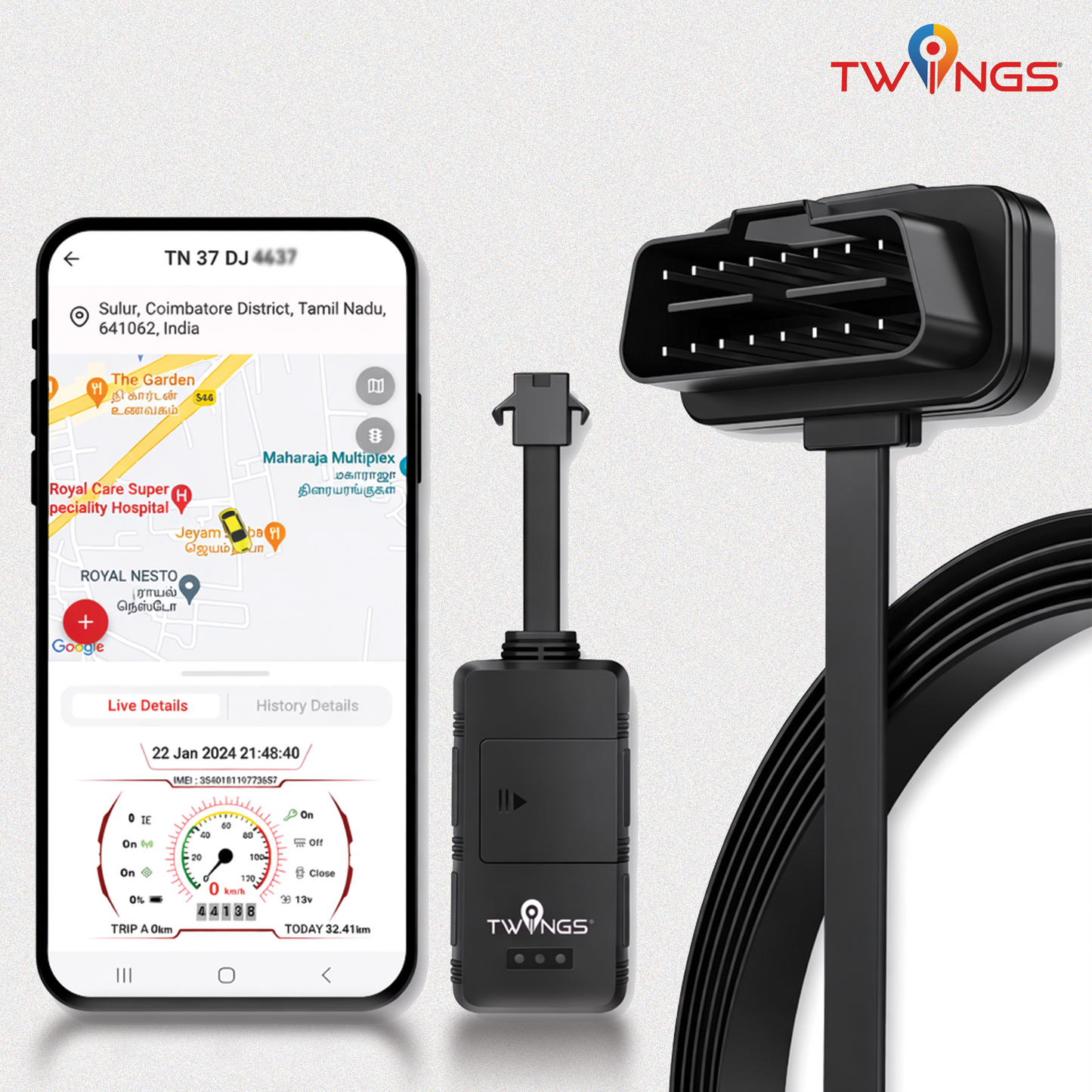 TWINGS - GPS PRIME OBD